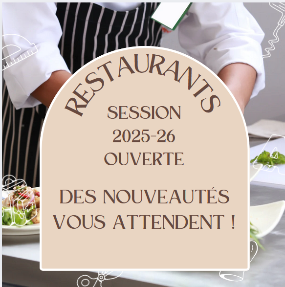 Reouverture de nos restaurants Nouveautes